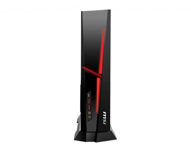 Настолен компютър MSI MPG Trident A 10SI-1006EU, GTX 1660 SUPER VENTUS XS 6GB, i5-10400F, RAM 8GB (1x8) DDR4 2666MHz, 2x U-DIMMs up to 64GB, PSU 450W, Air cooling, B460, 2TB HDD, 512GB M.2 PCIE, 802.11 AX, BT 5.1, Windows 10 Home, 10.36L Compact, 6.5