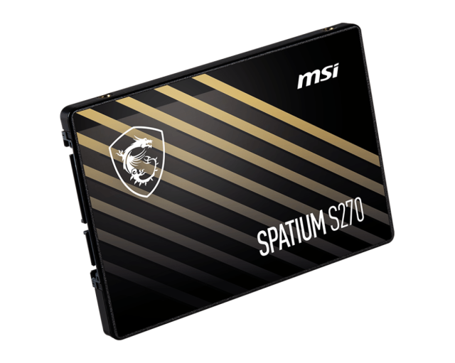 MSI SPATIUM S270 480GB SSD, 2.5" (6.35 cm), SATA III 6Gb/s