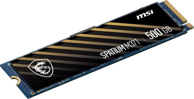 MSI SPATIUM M371 SSD, 500GB M.2 NVMe PCIe Gen3x4