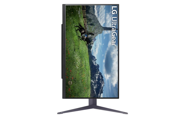 Монитор LG 27GS85Q-B, 27" (68.58cm) QHD IPS, 180Hz, 1ms, 1000:1, HDR10, 400cd/m2, USB Hub, HDMI, DP