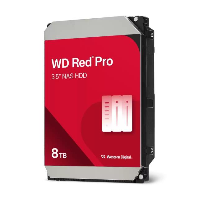 Твърд диск Western Digital RED Pro NAS 8TB 6Gb/s SATA, 256MB, 7200RPM, 3.5" (8.89 cm)