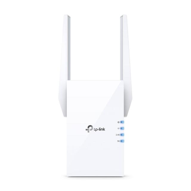 Безжичен Range Extender TP-Link RE605X AX1800, 2.4GHz (574 Mbps)/ 5.0 GHz (1200Mbps), 1x 0/100/1000M, AX Wi-Fi 6