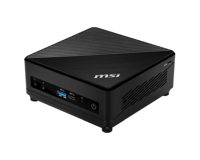 Настолен компютър MSI CUBI 5 10M-061EU, Intel Core i7-10510U, 1.80 GHz, RAM 16GB (2x8), 2x DDR4 2666MHz SO-DIMMs, up to 64GB, SSD M.2 PCIE 1TB, 802.11 AX, BT 5, Windows 10 Pro, 65W, 124 X 124 X 53.7 mm, 0.55 kg, Black