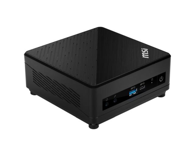 Настолен компютър MSI CUBI 5 10M-063EU, Intel Core i5-10210U, 1.60 GHz, RAM 8GB (1x8), 2x DDR4 2666MHz SO-DIMMs, up to 64GB, SSD M.2 PCIE 512GB, 802.11 AX, BT 5, Windows 10 Home, 65W, 124 X 124 X 53.7 mm, 0.55 kg, Black