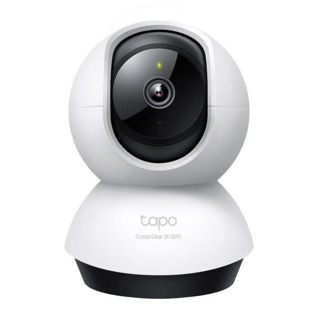 IP камера TP-Link Tapo C220, Pan/Tilt камера, 360°, 4Mpix, H.264, IR осветеност (до 9m), Wi-Fi, MicroSD слот до 512GB, микрофон и високоговорител