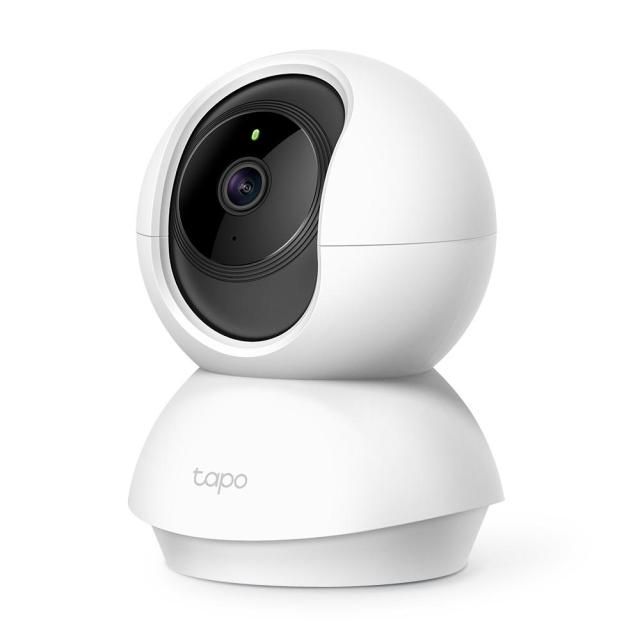 IP камера TP-Link Tapo C210Pan/Tilt камера, 360 °, 3Mpix, H.264, MJPEG, IR осветленост (до 9м), Wi-Fi, аудио, MicroSD