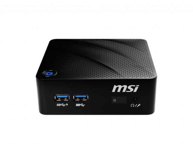 Настолен компютър MSI CUBI N 8GL-001BEU, Barebone Mini-PC, Intel Gemini Lake Celeron N4000 (1.1GHz, up to 2.6GHz), without RAM (0GB), 1x DDR4 SO-DIMM, NO SSD, NO HDD, Gigabit LAN, WiFi 802.11 AC, BT 4.2, NO OS, 40 W, Black