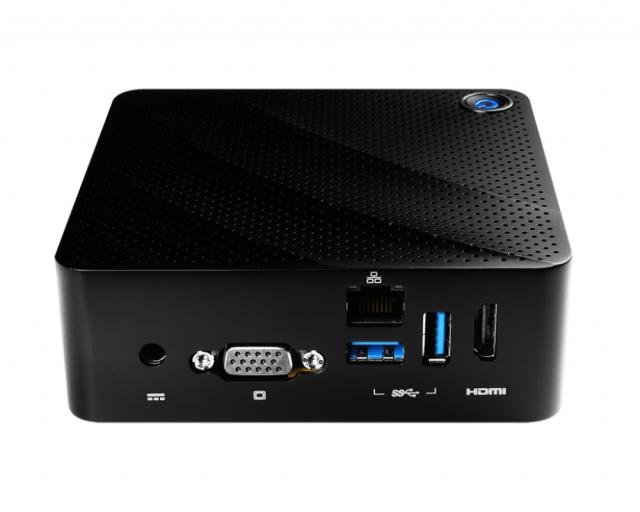 Настолен компютър MSI CUBI N 8GL-002BEU, Barebone Mini-PC, Intel Gemini Lake Pentium N5000 (1.1GHz, up to 2.7GHz), without RAM (0GB), 1x DDR4 SO-DIMM, NO SSD, NO HDD, Gigabit LAN, WiFi 802.11 AC, BT 4.2, NO OS, 40 W, Black