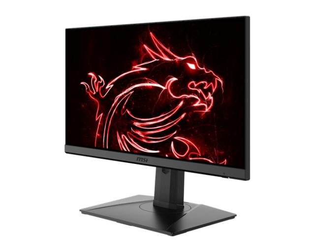 Монитор MSI OPTIX MAG245R, 23.8", IPS, 144Hz, 1ms, FHD 1920x1080, G-sync Compatible, Mystic Light, Gaming OSD 2.0, Anti-Flicker, Night Vision, Frameless, 2x HDMI, 1x DP, 2x USB2.0 Type A, 1x USB2.0 Type B, Earphone out, 130mm H.Adj.,Tilt, Swivel, Piv