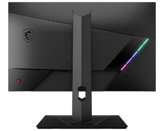 Монитор MSI OPTIX MAG245R, 23.8", IPS, 144Hz, 1ms, FHD 1920x1080, G-sync Compatible, Mystic Light, Gaming OSD 2.0, Anti-Flicker, Night Vision, Frameless, 2x HDMI, 1x DP, 2x USB2.0 Type A, 1x USB2.0 Type B, Earphone out, 130mm H.Adj.,Tilt, Swivel, Piv