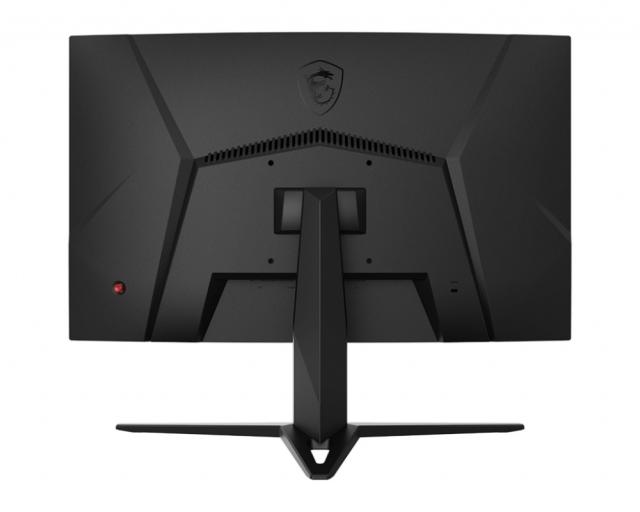 Монитор MSI Optix G24C4, 23.6", VA, 1ms, 144Hz, FHD 1920x1080, CURVED 1500R, AG, Wide Color Gamut, FreeSync, Anti-Flicker, Less Blue Light, 250 cd/m2, Contrast 3000:1, DCR 100M:1, 2 x HDMI, DP, 1x Earphone out , Tilt, VESA100, Frameless, 9S6-3BA01T-0