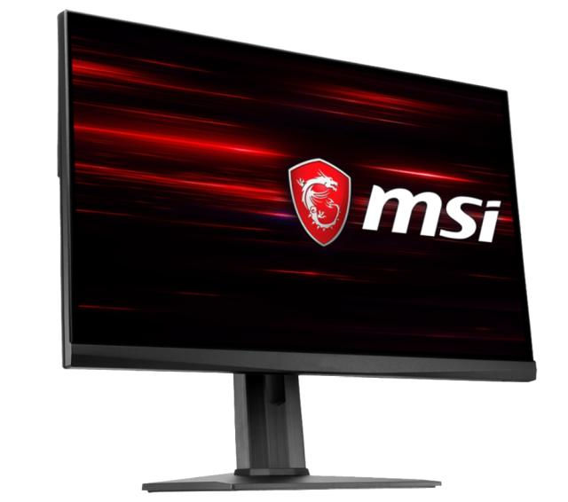 Монитор MSI Optix MAG251RX, 24.5", 1ms, 240Hz, IPS, FHD 1920x1080, AG, HDR 400, G-SYNC Compatible, FreeSync, Gaming OSD, 400 nits, 1000:1, DCR 100M:1, 2 x HDMI 2.0, DP 1.2a, 1x USB C (DP alt.), 1x Earphone, Tilt, Heigh Adj., VESA100, Frameless, 9S6-3