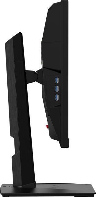 Монитор MSI Oculux NXG253R, 360Hz, Rapid IPS, 1ms, 24.5", FHD, NVIDIA G-SYNC, NVIDIA Reflex Latency Analyzer, Anti-Flicker and LBL, Mystic Light, 1x DP(1.4), 2x HDMI(2.0b), 1x Earphone out, 400 nits, 8bit, VESA100, USB3.2 hub, Heigh Adj. 130mm, 9S6-3