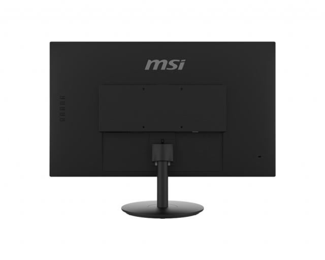 Монитор MSI PRO MP271, 27", IPS, 5ms, FHD 1920x1080, Exclusive Display Kit, Anti-Glare, Less Blue Light, Anti-Flicker, Speakers 2x2W, HDMI (Up to 75Hz), VGA, Mic-in, Headphone out, 250 cd/m2, Tilt, VESA 100, 9S6-3PA2CT-039