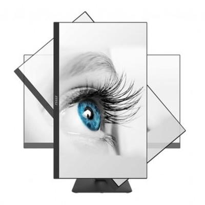 Монитор MSI PRO MP271P, 27", IPS, 5ms, FHD 1920x1080, Exclusive Display Kit, Anti-Glare, Less Blue Light, Anti-Flicker, Speakers 2x2W, HDMI (Up to 75Hz), VGA, Mic-in, Headphone out, 1000:1, 250 cd/m2, Tilt, Heigh. Adj., VESA 100, 9S6-3PA2AT-019