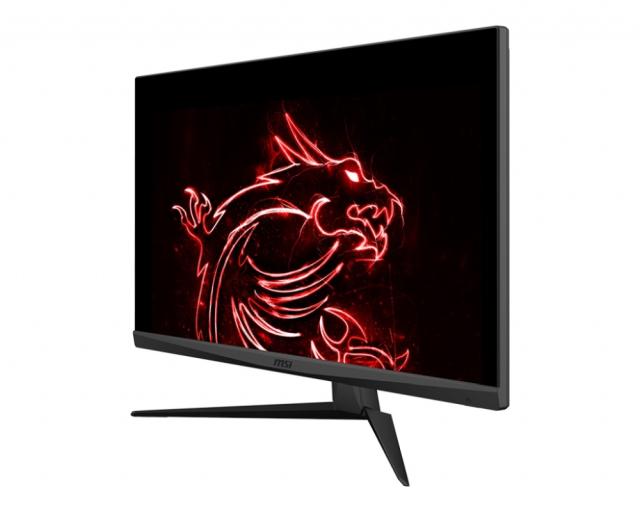 Монитор MSI Optix G273QF, 27", IPS, 165Hz, 1ms, 2K 2560x1440, Anti-glare, G-sync Compatible, Rapid IPS, Night Vision, Wide Color Gamut, Frameless, 300 nits, Contrast 1000:1, DCR 100M:1, DP (1.2), 2x HDMI (2.0), Earphone out, VESA 100, Tilt, 9S6-3CA81