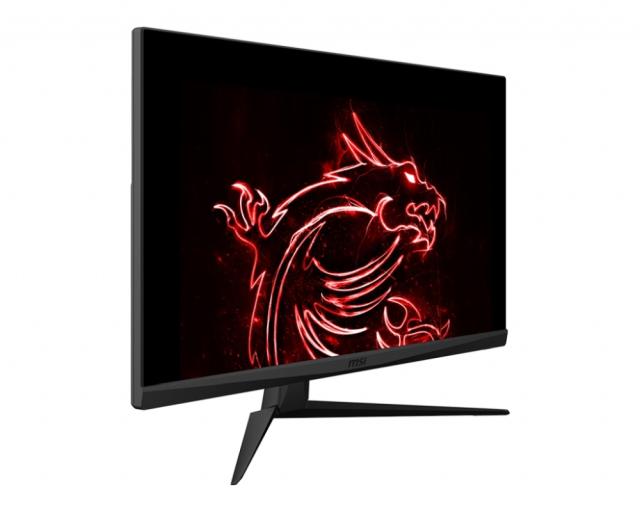 Монитор MSI Optix G273QF, 27", IPS, 165Hz, 1ms, 2K 2560x1440, Anti-glare, G-sync Compatible, Rapid IPS, Night Vision, Wide Color Gamut, Frameless, 300 nits, Contrast 1000:1, DCR 100M:1, DP (1.2), 2x HDMI (2.0), Earphone out, VESA 100, Tilt, 9S6-3CA81