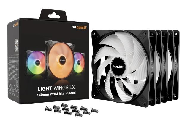 Комплект вентилатори be quiet! Fan Pack 3-in-1 3 x 140mm, LIGHT WINGS LX 140mm PWM