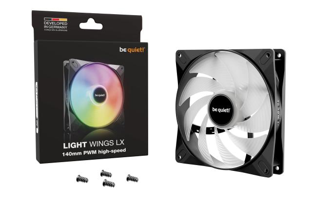 Вентилатор be quiet! Fan 140mm, LIGHT WINGS LX 140mm PWM