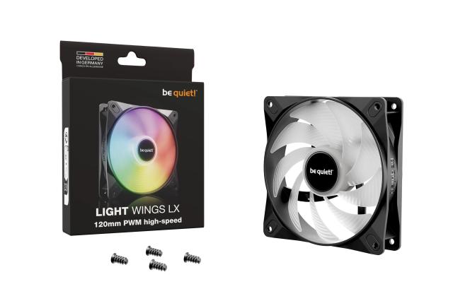 Вентилатор be quiet! Fan 120mm, LIGHT WINGS LX 120mm PWM