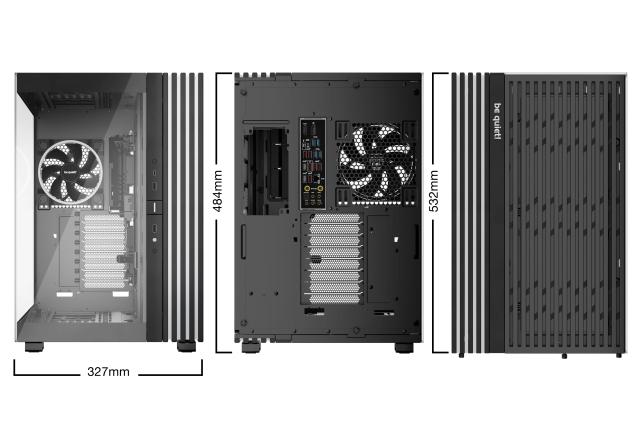 Кутия be quiet! LIGHT BASE 900 FX Black, Big Tower, 1 x USB 3.2 Gen 2 Type-C, 2 x USB 3.2 Type A, E-ATX / XL-ATX / ATX / M-ATX / Mini-ATX