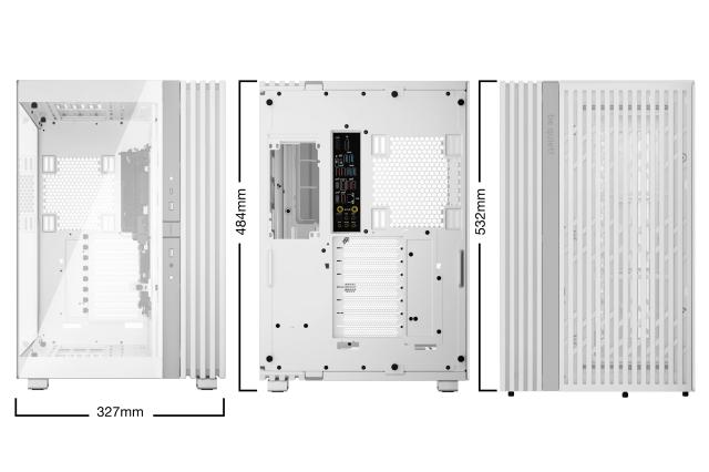 Кутия be quiet! LIGHT BASE 900 DX White, Big Tower, 1 x USB 3.2 Gen 2 Type-C, 2 x USB 3.2 Type A, E-ATX / XL-ATX / ATX / M-ATX / Mini-ATX