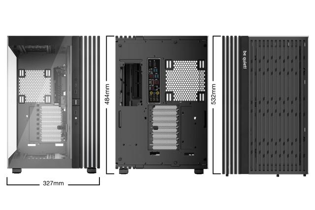 Кутия be quiet! LIGHT BASE 900 DX Black, Big Tower, 1 x USB 3.2 Gen 2 Type-C, 2 x USB 3.2 Type A, E-ATX / XL-ATX / ATX / M-ATX / Mini-ATX