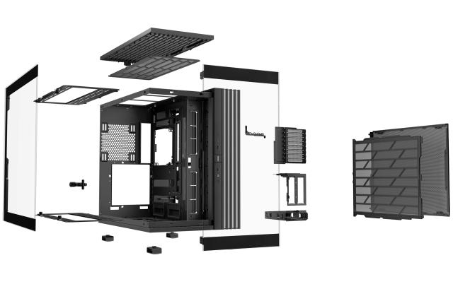 Кутия be quiet! LIGHT BASE 900 DX Black, Big Tower, 1 x USB 3.2 Gen 2 Type-C, 2 x USB 3.2 Type A, E-ATX / XL-ATX / ATX / M-ATX / Mini-ATX