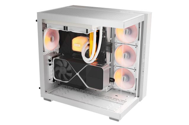 Кутия be quiet! LIGHT BASE 600 LX White, Middle Tower, 1 x USB 3.2 Gen 2 Type-C, 2 x USB 3.2 Type A, ATX / mATX / Mini-ATX