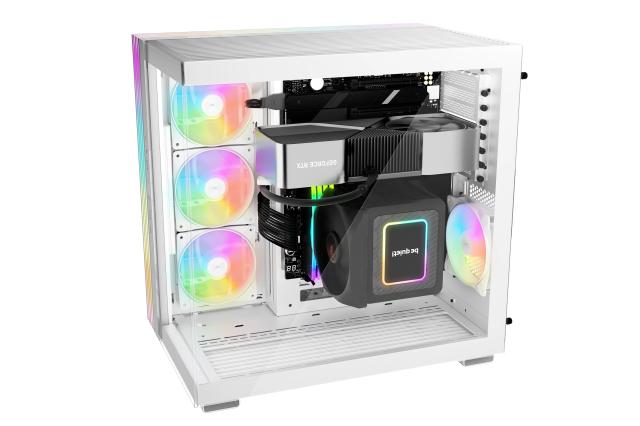 Кутия be quiet! LIGHT BASE 600 LX White, Middle Tower, 1 x USB 3.2 Gen 2 Type-C, 2 x USB 3.2 Type A, ATX / mATX / Mini-ATX