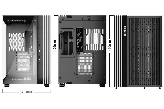 Кутия be quiet! LIGHT BASE 600 DX Black, Middle Tower, 1 x USB 3.2 Gen 2 Type-C, 2 x USB 3.2 Type A, ATX / mATX / Mini-ATX