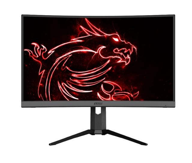 Монитор MSI Optix MAG272CQR, 27", 1ms, 165Hz, VA, WQHD 2560x1440, CURVED 1500R, AG, FreeSync, Mystic Light, Gaming OSD, HDR Ready, 300 cd/m2, 3000:1, DCR 100M:1, 2 x HDMI 2.0, DP, USB Type C (DP Alt.), USB hub, Tilt, Height adj, Frameless, 9S6-3CA66T
