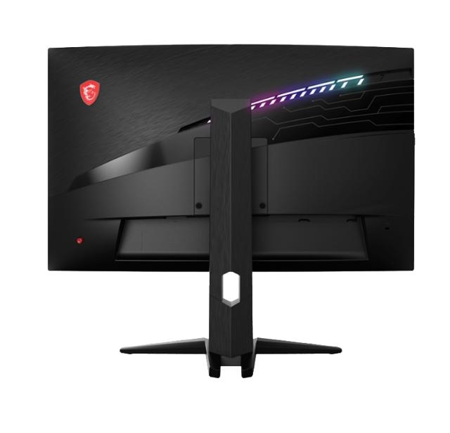 Монитор MSI Optix MAG272CQR, 27", 1ms, 165Hz, VA, WQHD 2560x1440, CURVED 1500R, AG, FreeSync, Mystic Light, Gaming OSD, HDR Ready, 300 cd/m2, 3000:1, DCR 100M:1, 2 x HDMI 2.0, DP, USB Type C (DP Alt.), USB hub, Tilt, Height adj, Frameless, 9S6-3CA66T