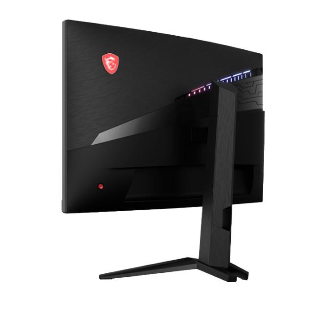 Монитор MSI Optix MAG272CQR, 27", 1ms, 165Hz, VA, WQHD 2560x1440, CURVED 1500R, AG, FreeSync, Mystic Light, Gaming OSD, HDR Ready, 300 cd/m2, 3000:1, DCR 100M:1, 2 x HDMI 2.0, DP, USB Type C (DP Alt.), USB hub, Tilt, Height adj, Frameless, 9S6-3CA66T