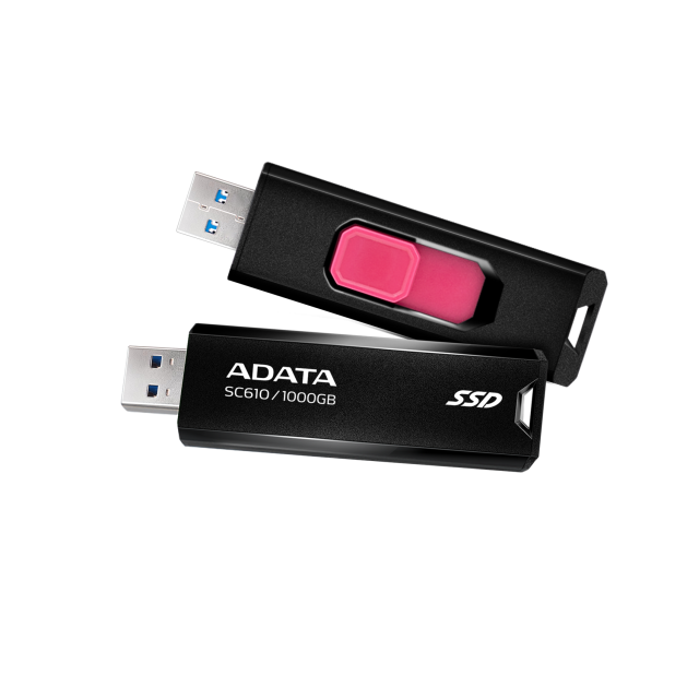 ADATA EXT SSD SC610 1000GB, USB 3.2 Gen2, RED