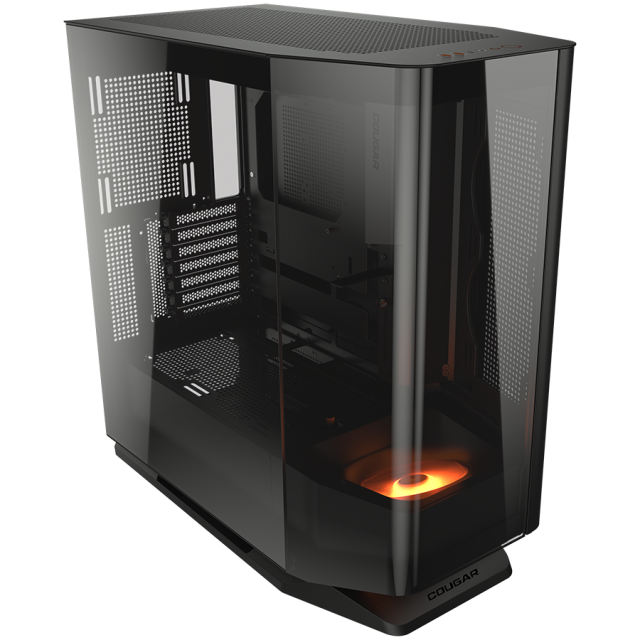 Кутия COUGAR FV270 Black, Mid Tower, 2 x USB 3.0, 1 x USB Type-C 3.2, Mic x 1 / Audio x 1, Extended ATX, Micro ATX, Mini-ITX, SSI CEB 