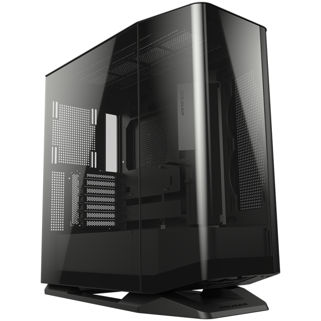 Кутия COUGAR FV270 Black, Mid Tower, 2 x USB 3.0, 1 x USB Type-C 3.2, Mic x 1 / Audio x 1, Extended ATX, Micro ATX, Mini-ITX, SSI CEB 