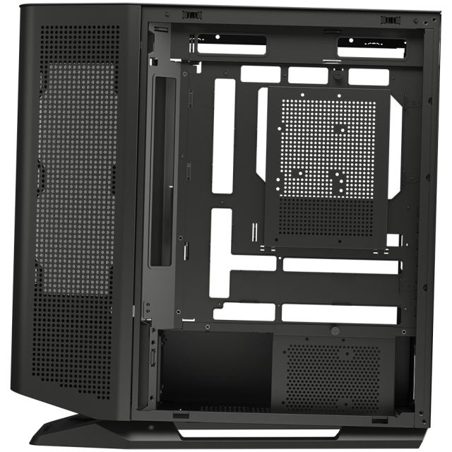 Кутия COUGAR FV270 Black, Mid Tower, 2 x USB 3.0, 1 x USB Type-C 3.2, Mic x 1 / Audio x 1, Extended ATX, Micro ATX, Mini-ITX, SSI CEB 