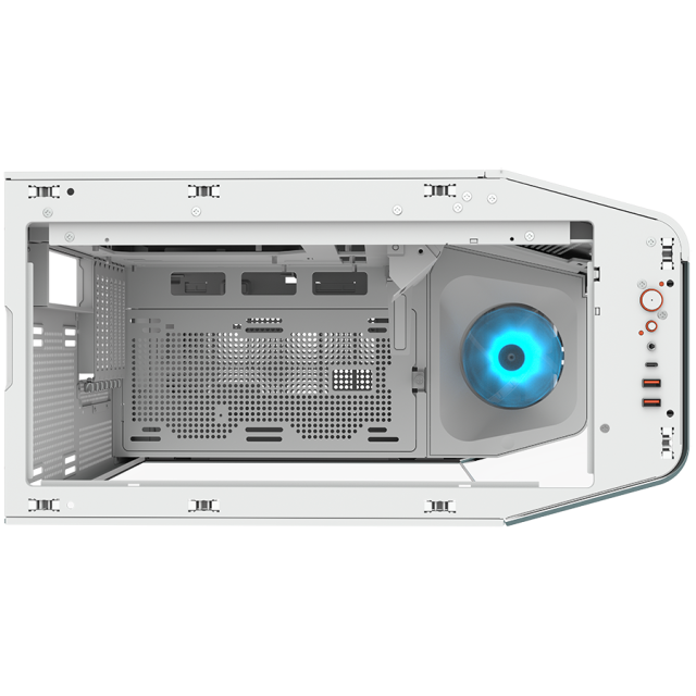 Кутия COUGAR FV270 White, Mid Tower, 2 x USB 3.0, 1 x USB Type-C, Mini ITX / Micro ATX / ATX / CEB / E-ATX