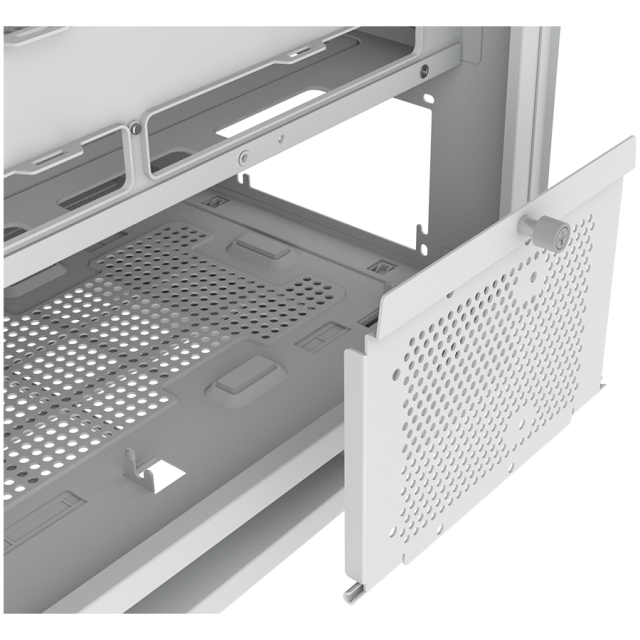 Кутия COUGAR FV270 White, Mid Tower, 2 x USB 3.0, 1 x USB Type-C, Mini ITX / Micro ATX / ATX / CEB / E-ATX