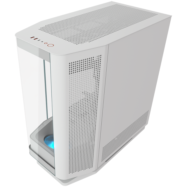 Кутия COUGAR FV270 White, Mid Tower, 2 x USB 3.0, 1 x USB Type-C, Mini ITX / Micro ATX / ATX / CEB / E-ATX