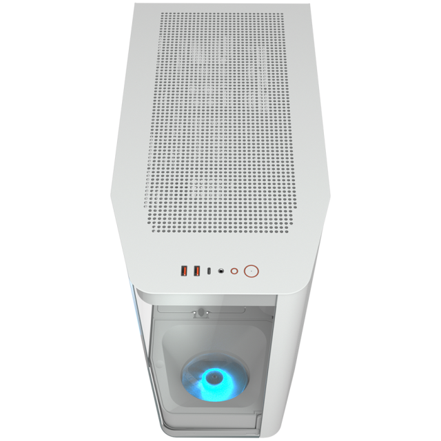 Кутия COUGAR FV270 White, Mid Tower, 2 x USB 3.0, 1 x USB Type-C, Mini ITX / Micro ATX / ATX / CEB / E-ATX