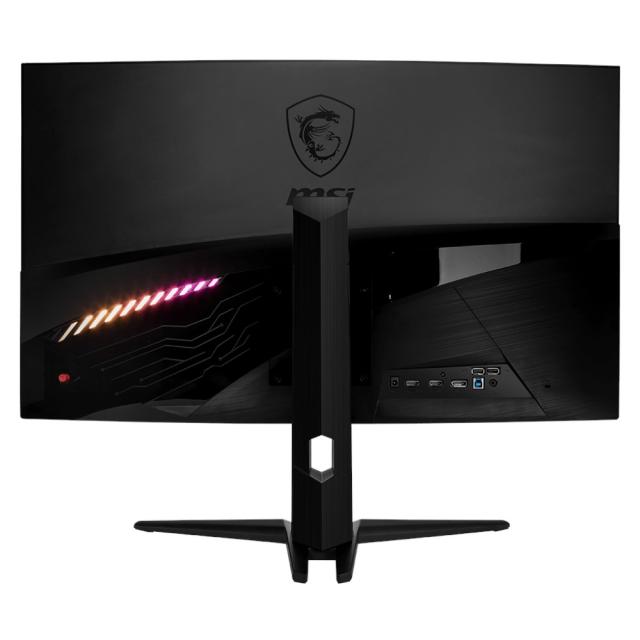 Монитор MSI Optix MAG321CURV, 31.5", VA LED, 4K 3840x2160, Curve 1500R, HDR Ready, 60Hz, 4ms, USB 3.1 Type C (for video), Mystic Light, Height adj., Tilt, Gaming OSD, AG, Anti-Flicker, 300 cd/m, 2500:1, DCR 100M:1, DP, 2xHDMI, 2xUSB 2.0, 36M, 9S6-3DA
