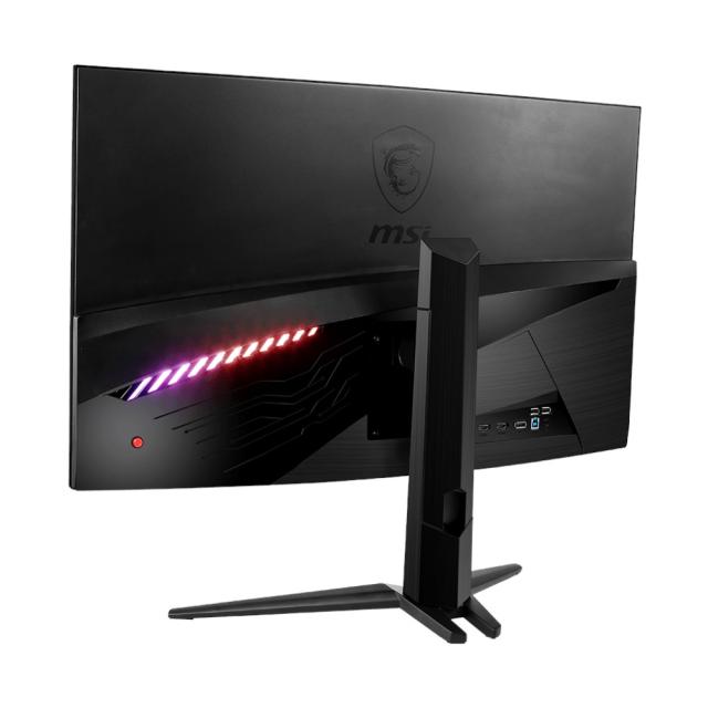 Монитор MSI Optix MAG321CURV, 31.5", VA LED, 4K 3840x2160, Curve 1500R, HDR Ready, 60Hz, 4ms, USB 3.1 Type C (for video), Mystic Light, Height adj., Tilt, Gaming OSD, AG, Anti-Flicker, 300 cd/m, 2500:1, DCR 100M:1, DP, 2xHDMI, 2xUSB 2.0, 36M, 9S6-3DA