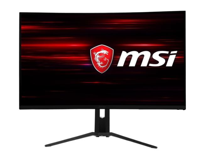 Монитор MSI Optix MAG322CQR, 31.5", 165Hz, 1ms, VA, WQHD 2560x1440, Curve 1500R, FreeSync Premium, Gaming OSD, Mystic Light, Night Vision, 300 cd/m, 3000:1, DCR 100M:1, 1xDP, 2xHDMI, 1xUSB-C (DP alt.), 2xUSB, Height Adj., Tilt, Frameless, 9S6-3DA75A-