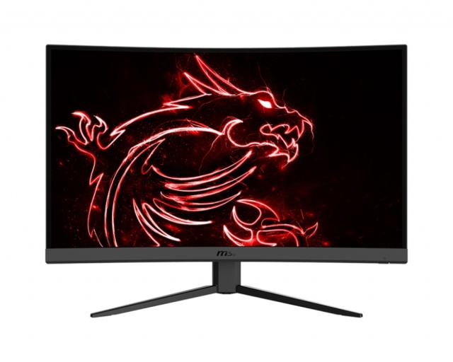 Монитор MSI Optix G32CQ4, 31.5", VA, 165Hz, 1ms, WQHD 2560x1440, Curve 1500R, FreeSync Premium, Anti-glare, Anti-Flicker, 250 cd/m2, Contrast 3000:1, DCR 100M:1, 2 x HDMI 2.0, 1 x DP, 1x Earphone, Tilt, VESA100, Frameless, 9S6-3DB51T-001