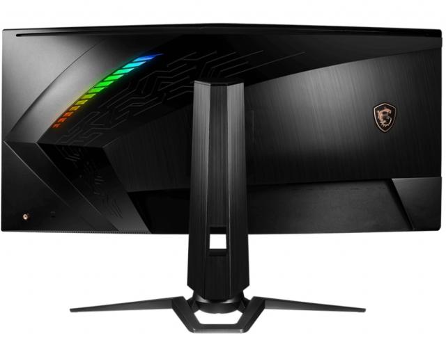 Монитор MSI Optix MPG341CQR, 34", VA LED, UWQHD 3440 x 1440, 21:9, Curve 1800R, 144Hz, 1ms, FreeSync, HDR 400, Smart Webcam, Mystic Light, GameSense, Gaming OSD, Lift Stand, 400 cd/m2, 3000:1, DCR 100M:1, DP, 2xHDMI, USB Type C (video), 3xUSB, 9S6-3D