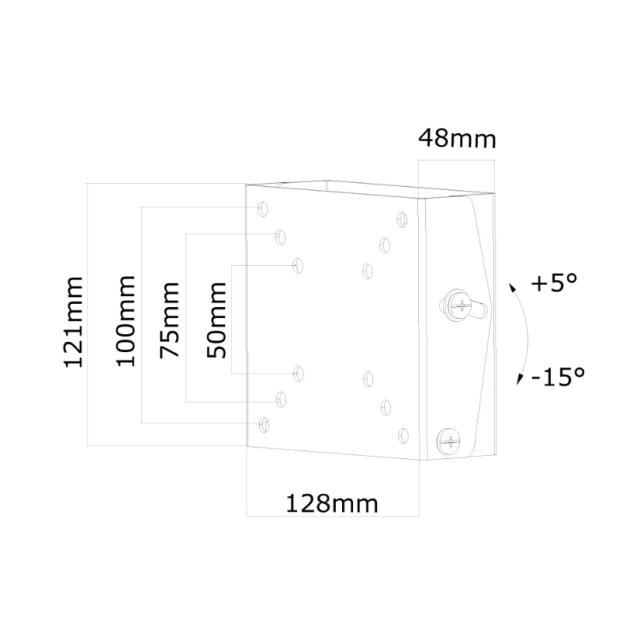 Стойка Neomounts by NewStar Flat Screen Wall Mount (tiltable)