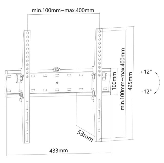 Стойка Neomounts by NewStar Flat Screen Wall Mount (tiltable)