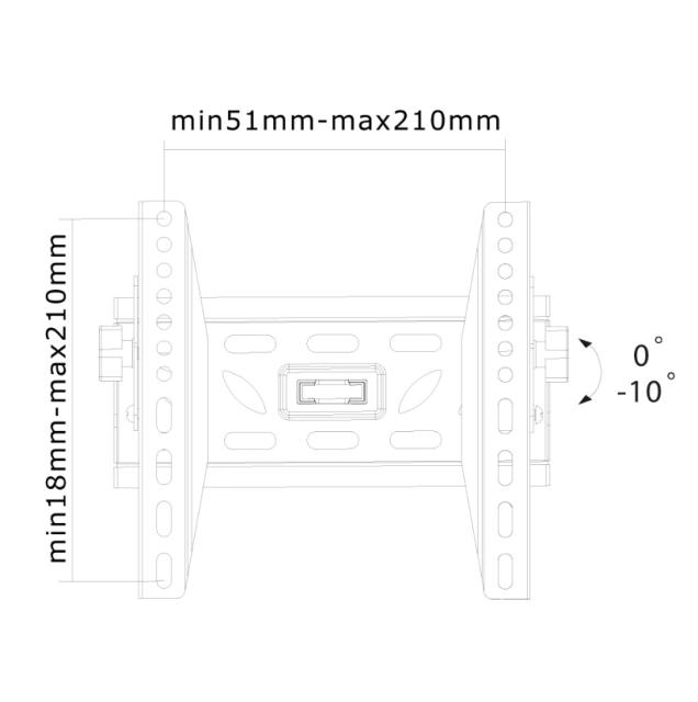 Стойка Neomounts by NewStar Flat Screen Wall Mount (tiltable)